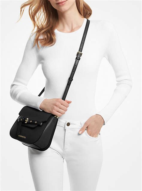 michael kors emilia crossbody|Emilia Small Pebbled Leather Crossbody Bag.